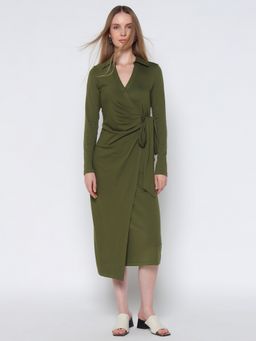 Cover Story - Desert Rider Olive Dress