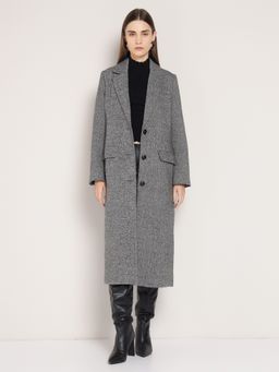 Cover Story - Grey Long Trench Coat