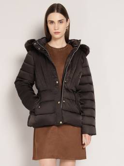 Cover Story - Brown Puffer Jacket
