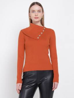 Cover Story - Women Cosmic Rust Sweater