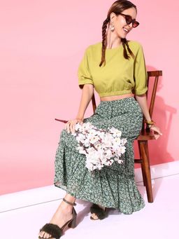 STREET 9 - Women Mustard Crop Top