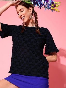 STREET 9 - Women Navy Blue Top
