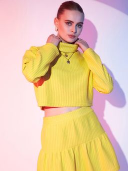 STREET 9 - Women Yellow Drop Needle Top