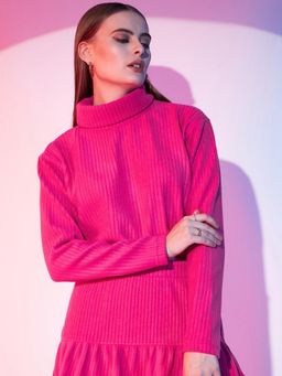 STREET 9 - Women Pink Drop Needle Top