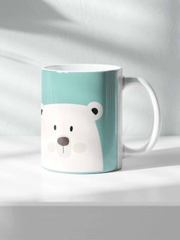 Macmerise - White Bear Ceramic White 325ml Coffee Mug
