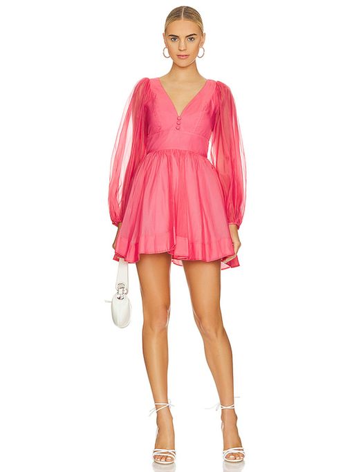 open lace back dress Silk Organza Dress