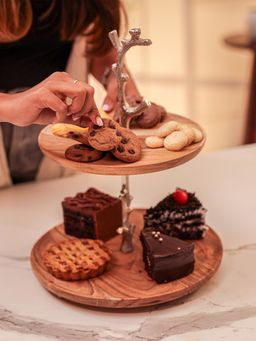 IREKA HOMES - Acacia Wood 2-Tier Stand