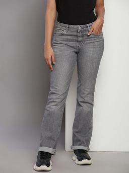 Tommy Hilfiger - Grey Boot Cut Mid-Rise Jeans