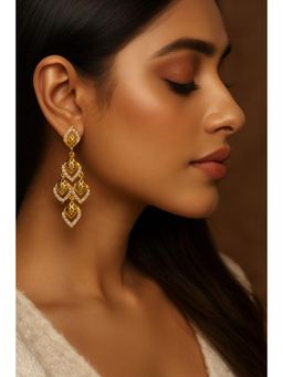 Gahan - Lightweight Fashion Earrings with Stone Work