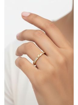 Gahan - Gold Plated Adjustable Ring for Women