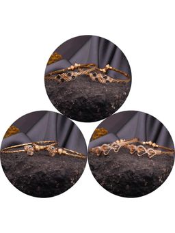 Gahan - Gold Plated Bangle Set for Women (Pack of 6)