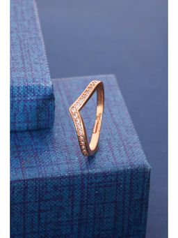 Gahan - Gold Plated Adjustable Ring for Women