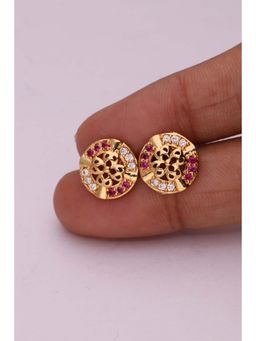 Gahan - Stud Earrings for Women Pearl Design with Brass Metal