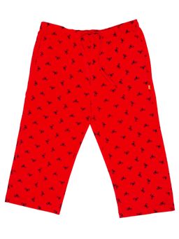 Bodycare - Red Printed Capri