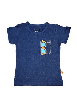 Bodycare - Blue Round Neck Half Sleeves T-Shirt