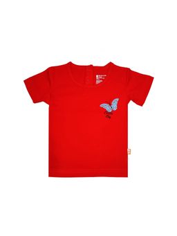 Bodycare - Red Round Neck Half Sleeves T-Shirt