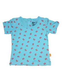 Bodycare - Blue Round Neck Half Sleeves T-Shirt