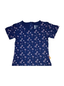 Bodycare - Blue Round Neck Half Sleeves T-Shirt