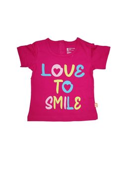 Bodycare - Pink Round Neck Half Sleeves T-Shirt