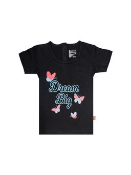 Bodycare - Black Round Neck Half Sleeves T-Shirt