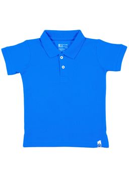 Bodycare - Blue Polo Neck Half Sleeves T-Shirt