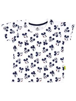 Bodycare - White Mickey & Friends Printed T-Shirt