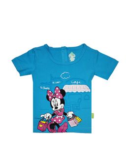 Bodycare - Blue Minnie & Friends Graphic Round Neck Half Sleeves T-Shirt