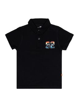 Bodycare - Black Polo Collar Half Sleeves Polo T-Shirt