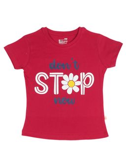 Bodycare - Red Round Neck Half Sleeves T-Shirt