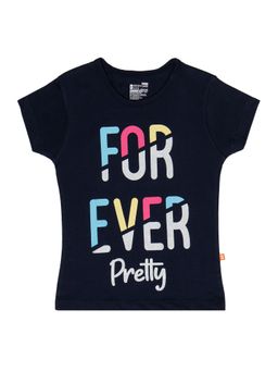 Bodycare - Navy Blue Round Neck Half Sleeves T-Shirt