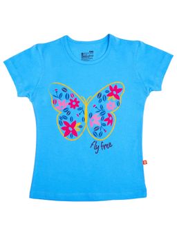 Bodycare - Blue Round Neck Half Sleeves T-Shirt