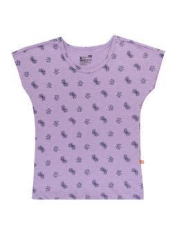 Bodycare - Lavender Round Neck Half Sleeves T-Shirt