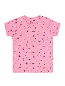 Bodycare - Pink Round Neck Half Sleeves T-Shirt