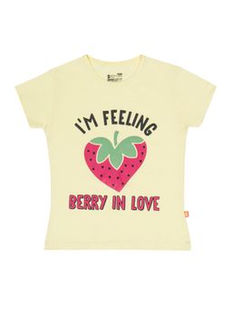 Bodycare - Yellow Round Neck Half Sleeves T-Shirt