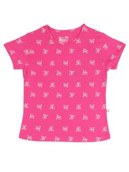 Bodycare - Pink Round Neck Half Sleeves T-Shirt