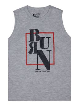 Bodycare - Grey Round Neck Sleeveless T-Shirt