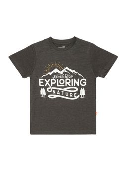 Bodycare - Grey Round Neck Half Sleeves T-Shirt