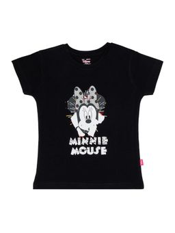 Bodycare - Black Minnie & Friends Printed T-Shirt