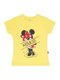 Bodycare - Yellow Minnie & Friends Printed T-Shirt