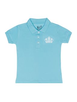 Bodycare - Blue Polo Collar Half Sleeves Solid T-Shirt
