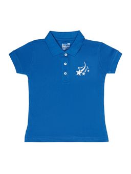 Bodycare - Blue Polo Collar Half Sleeves Solid T-Shirt