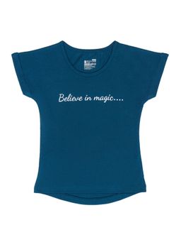 Bodycare - Blue Round Neck Half Sleeves Printed T-Shirt