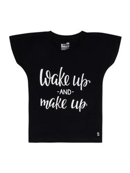 Bodycare - Black Round Neck Half Sleeves T-Shirt