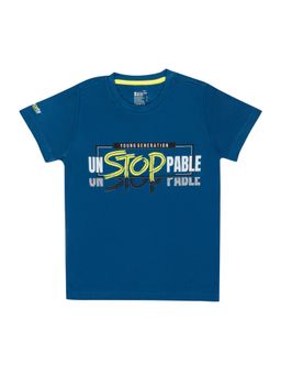 Bodycare - Blue Round Neck Half Sleeves T-Shirt