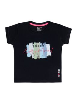 Bodycare - Black Round Neck Half Sleeves T-Shirt