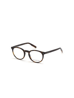 Ermenegildo Zegna - Brown Acetate Eyeglass Frames EZ5214 48 052 (48)