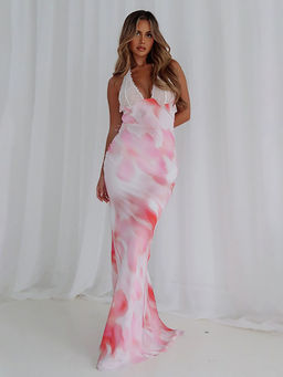 Miakee - Pink Zayna Halter Dress