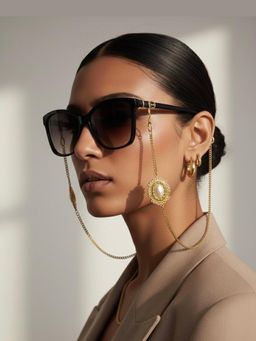 ORNAMAAS - Victorian Oval Sunglass Chain Eyewear