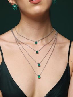 VARNIKA ARORA - Waves Of Promise Emerald Green Necklace