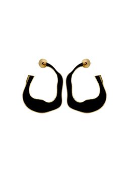 VARNIKA ARORA - Diora - Lagoon Black Hoops